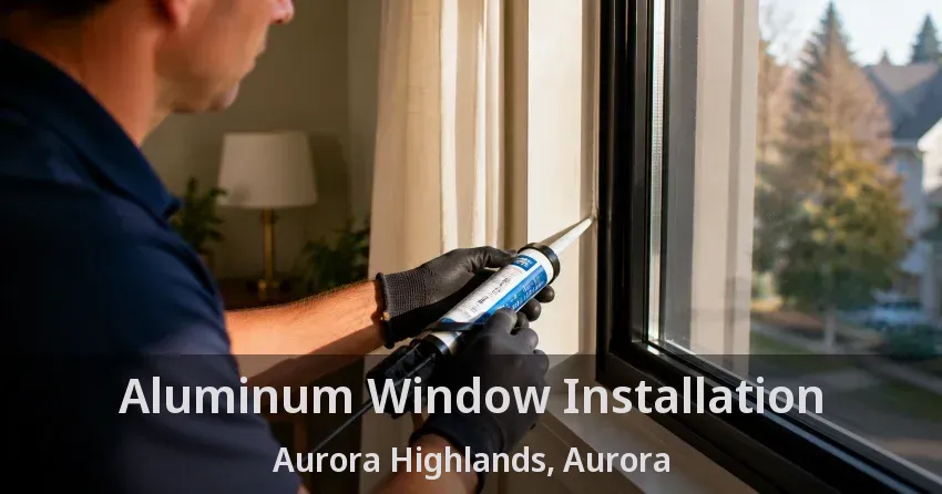 Aluminum Window Installation Aurora Highlands, Aurora - ON