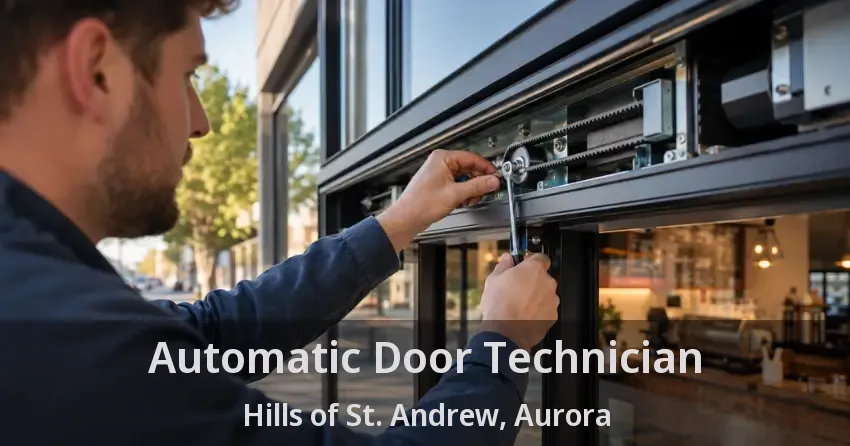 Automatic Door Technician Hills of St. Andrew, Aurora - ON