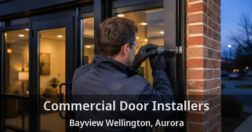 Commercial Door Installers Bayview Wellington, Aurora - ON
