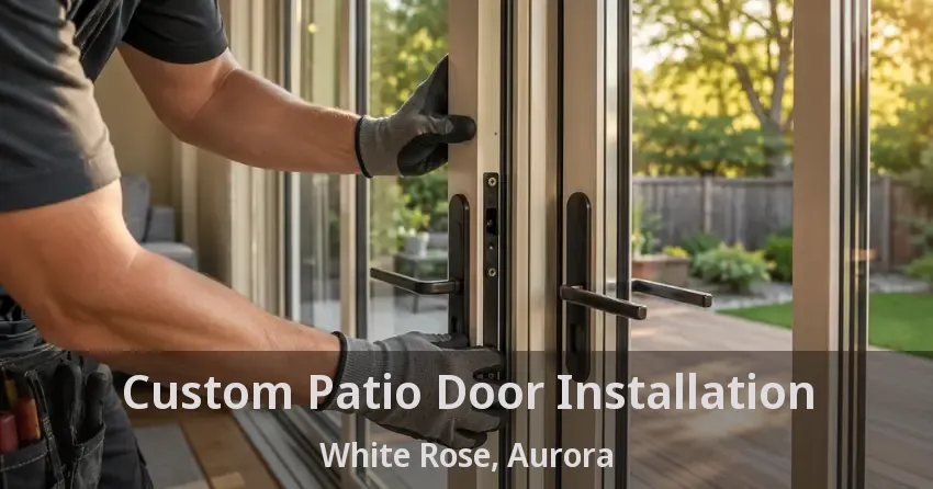 Custom Patio Door Installation White Rose, Aurora - ON