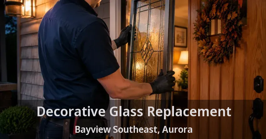 Decorative Glass Replacement Bayview Southeast, Aurora - ON
