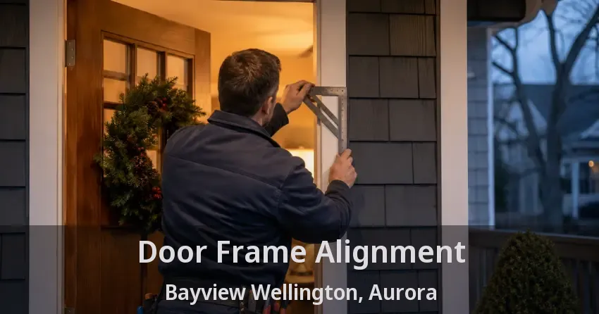 Door Frame Alignment Bayview Wellington, Aurora - ON