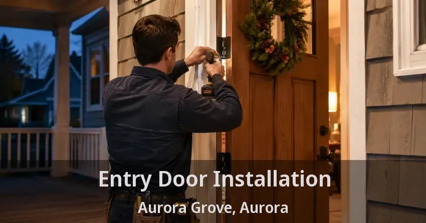 Entry Door Installation Aurora Grove, Aurora - ON