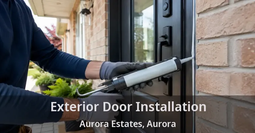 Exterior Door Installation Aurora Estates, Aurora - ON