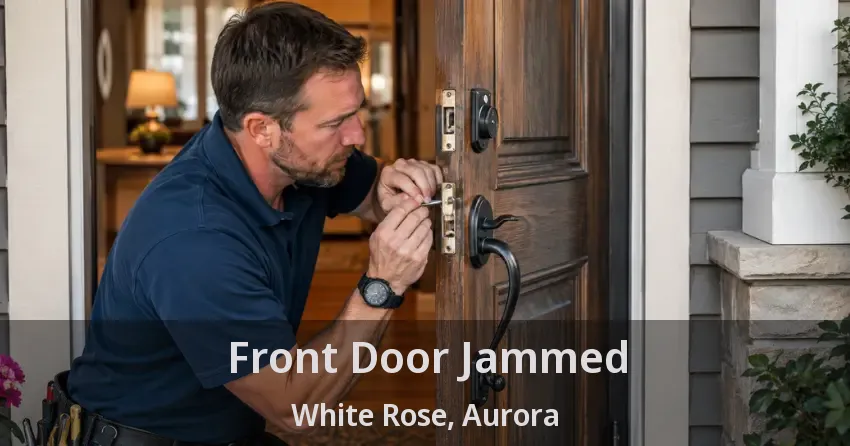 Front Door Jammed White Rose, Aurora - ON