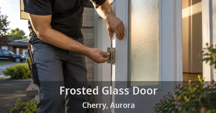 Frosted Glass Door Cherry, Aurora - ON