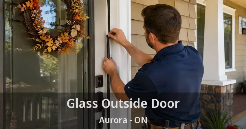 Glass Outside Door Aurora - ON