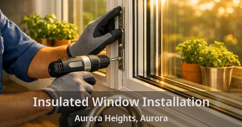 Insulated Window Installation Aurora Heights, Aurora - ON