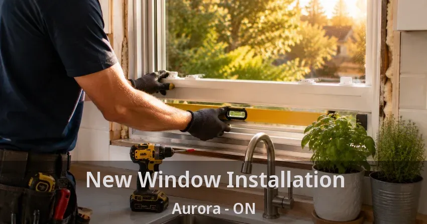 New Window Installation Aurora - ON