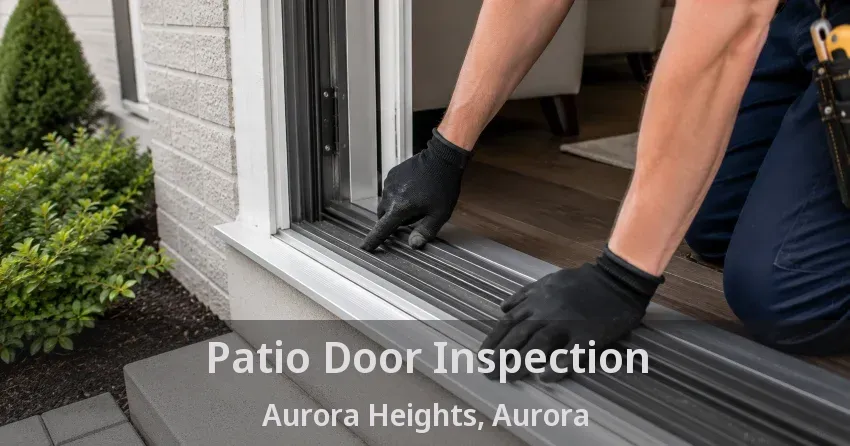 Patio Door Inspection Aurora Heights, Aurora - ON
