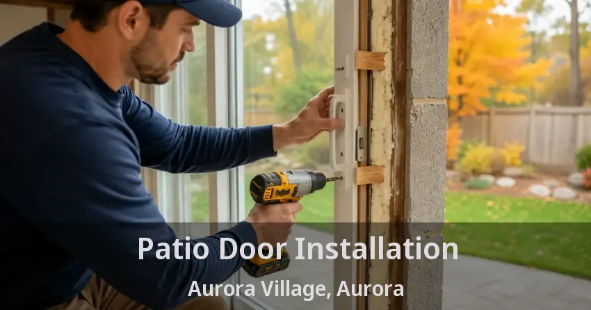 Patio Door Installation Aurora Village, Aurora - ON