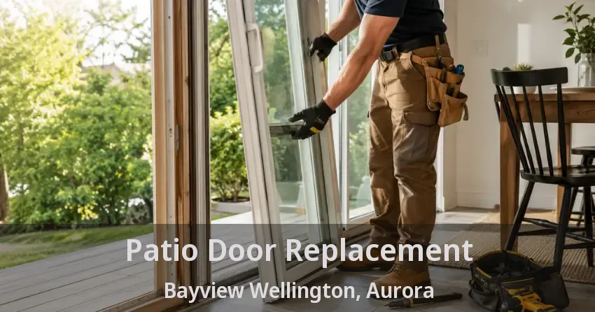 Patio Door Replacement Bayview Wellington, Aurora - ON