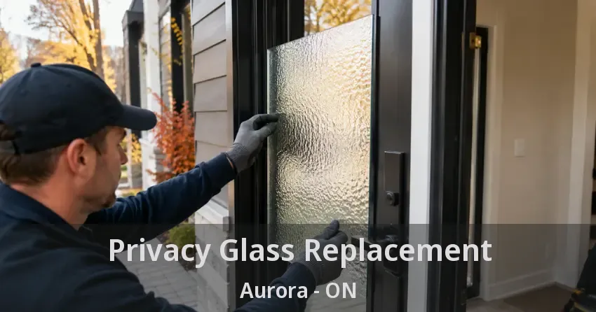 Privacy Glass Replacement Aurora - ON