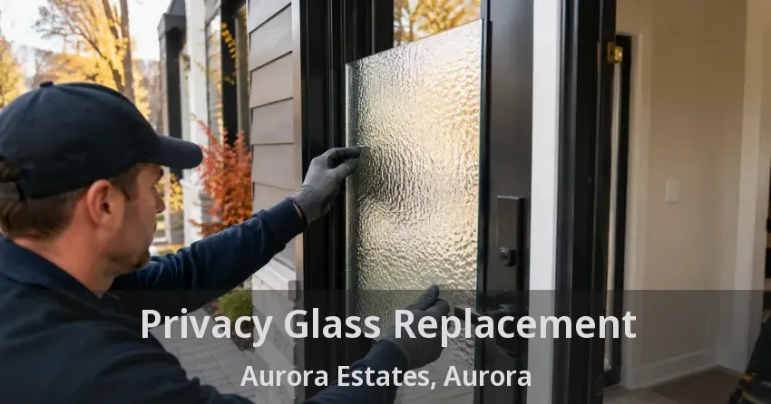 Privacy Glass Replacement Aurora Estates, Aurora - ON