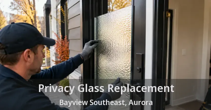 Privacy Glass Replacement Bayview Southeast, Aurora - ON