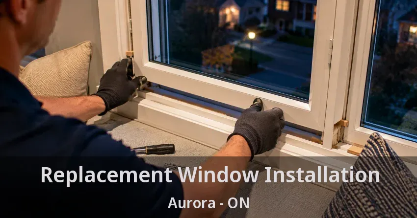 Replacement Window Installation Aurora - ON
