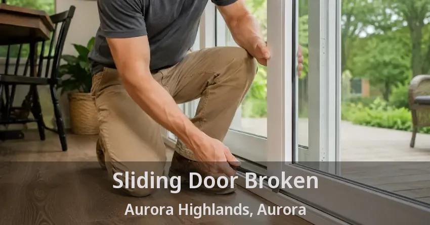 Sliding Door Broken Aurora Highlands, Aurora - ON