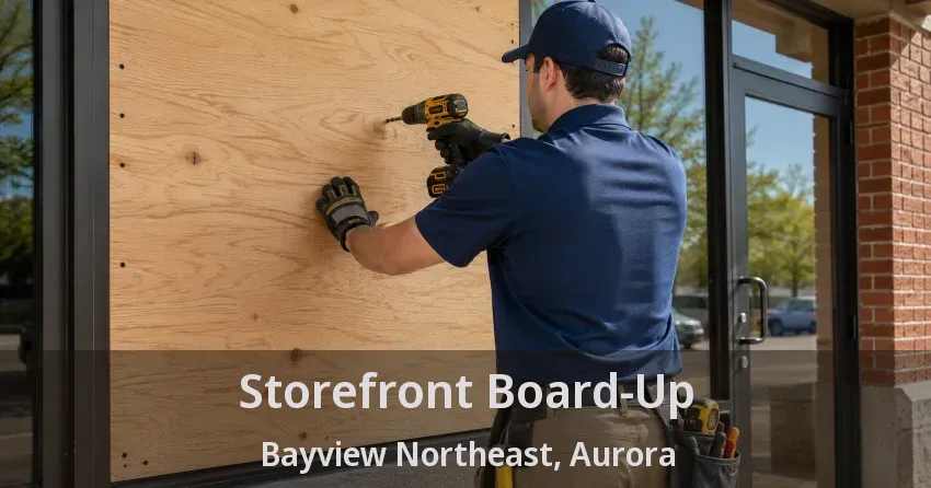Storefront Board-Up Bayview Northeast, Aurora - ON