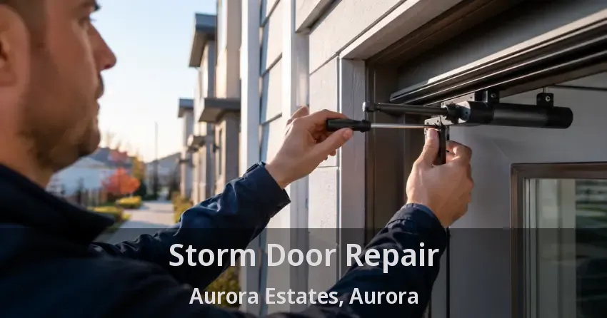 Storm Door Repair Aurora Estates, Aurora - ON