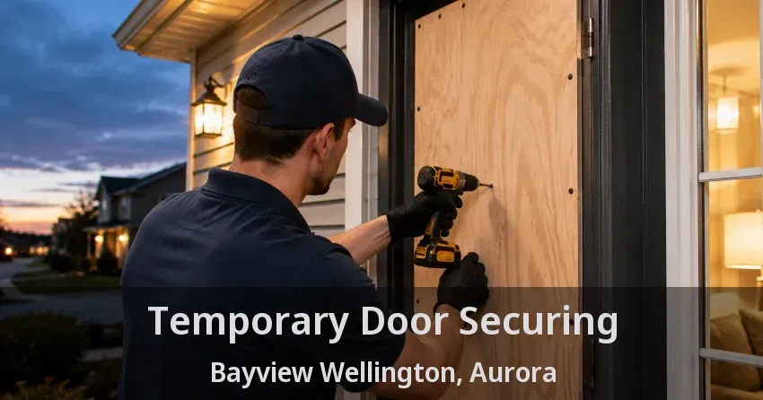 Temporary Door Securing Bayview Wellington, Aurora - ON