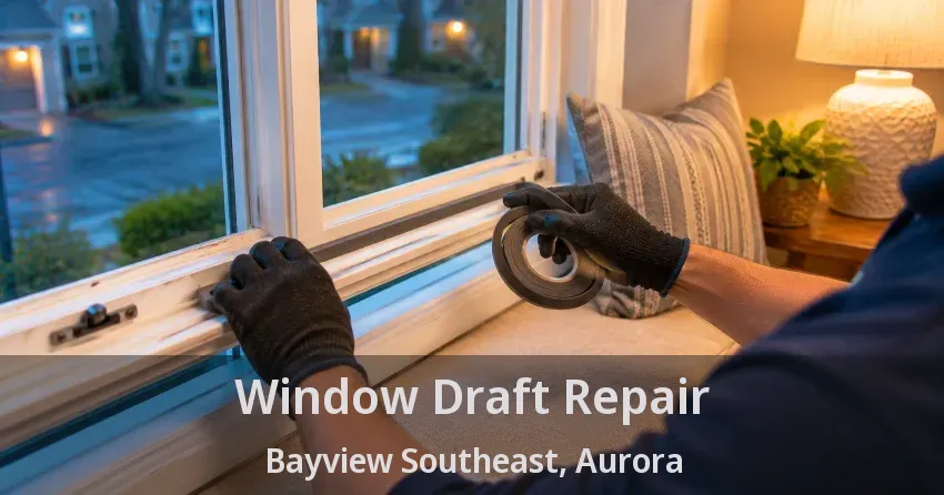 Window Draft Repair Bayview Southeast, Aurora - ON