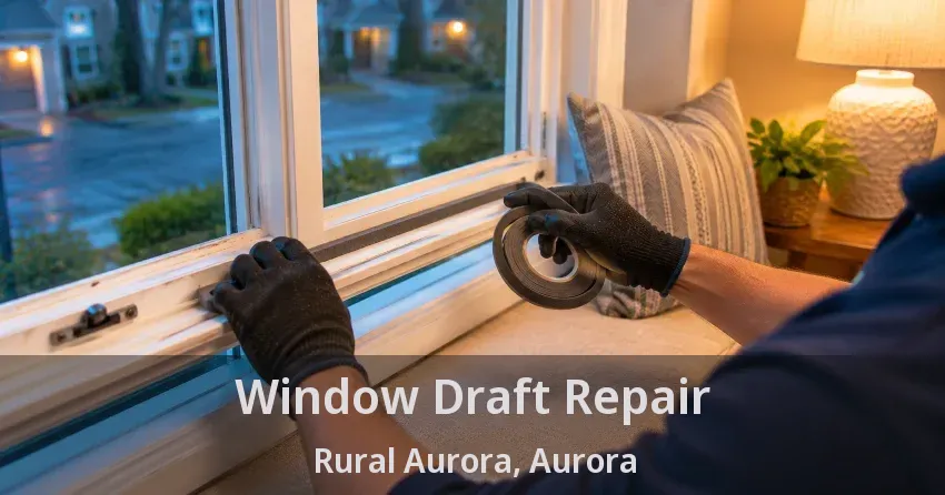 Window Draft Repair Rural Aurora, Aurora - ON