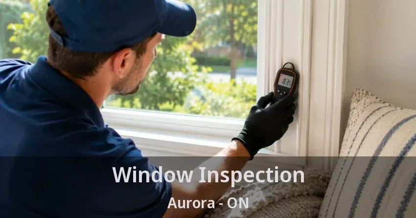 Window Inspection Aurora - ON