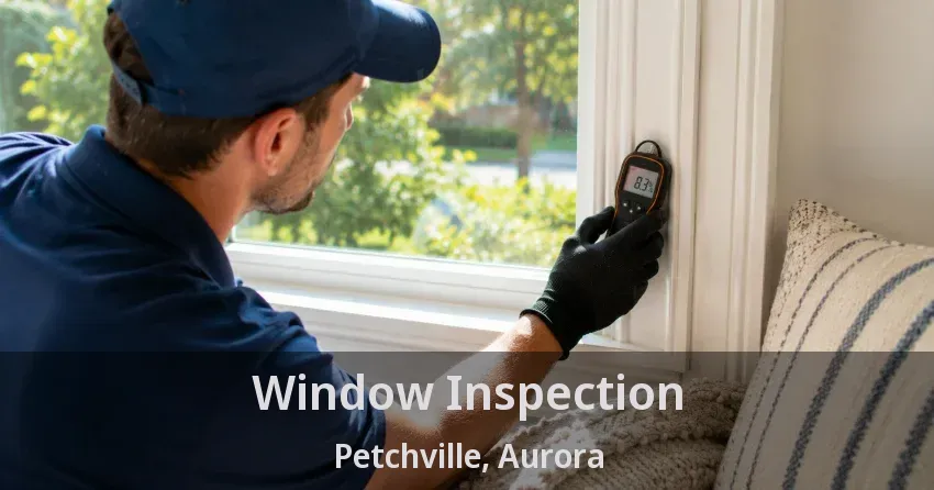 Window Inspection Petchville, Aurora - ON