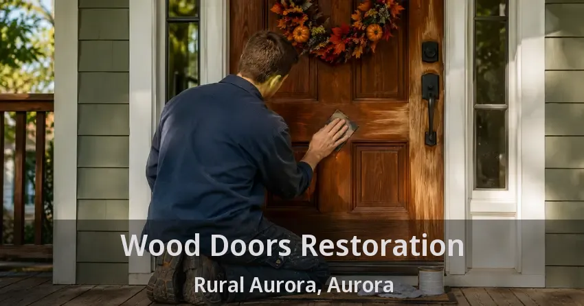 Wood Doors Restoration Rural Aurora, Aurora - ON