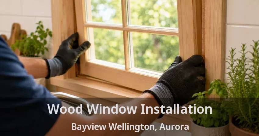 Wood Window Installation Bayview Wellington, Aurora - ON