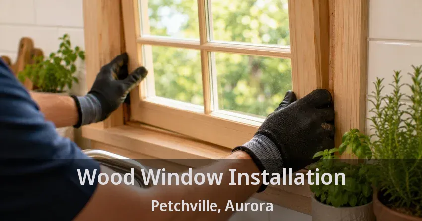 Wood Window Installation Petchville, Aurora - ON