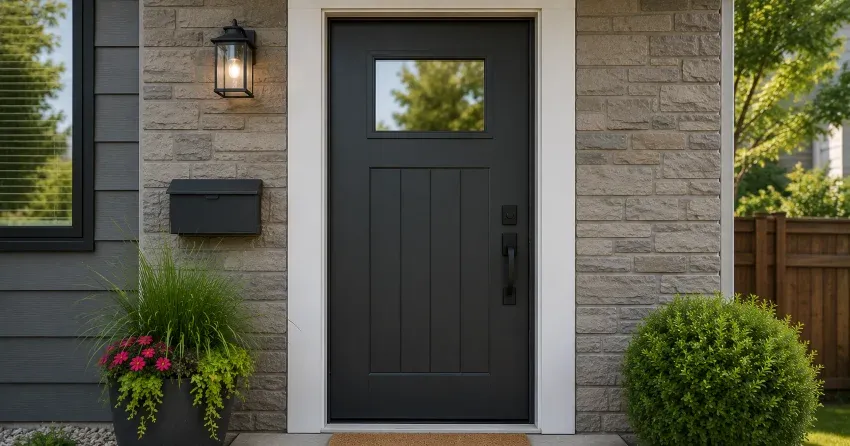 emergency door replacement Aurora Estates, Aurora installation in progress