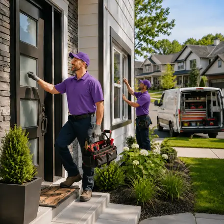 Door, window, glass and lock work completed at properties throughout the region we cover